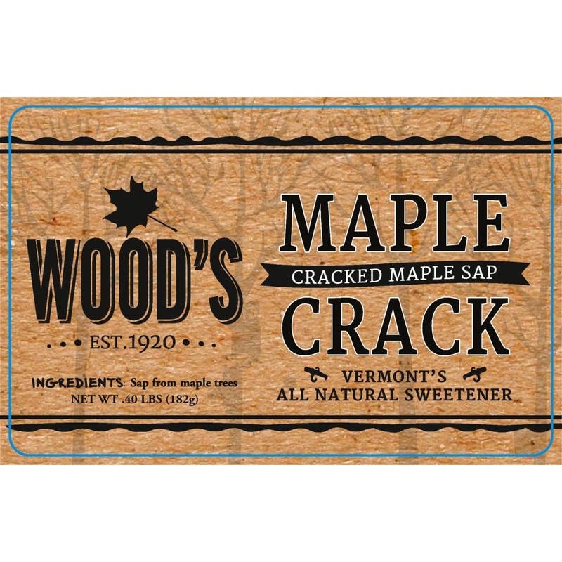 Wood’s Maple Crack – 100% Pure Vermont Maple Sugar Topping
