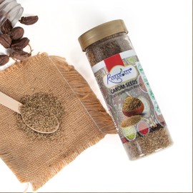 Ramaroma Carom Seed Whole (Ajwain) Spice 3.5oz (100) ~ All Natural | Gluten Friendly | NON-GMO | Vegan | 100% Raw Ajwain Seed from India | Carom Weed Seed for Cooking