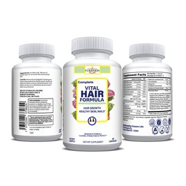 StarPass Labs Hair Formula Healthy Vitamins for Men & Women | Vital Nutrients Needed for Hair Growth, Maintain Healthy Skin & Nails, Biotin & More 60 Capsules