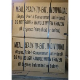 MRE (MEAL-READY-TO-EAT) Case Inspection Date 01/2023 or BETTER Case A