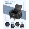 Marscamd Waterproof Motorcycle Tail Luggage Bag, 48L-64L Expandable, a Rain