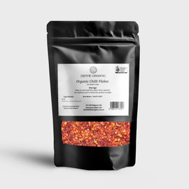 Define Organic Red Chili Flakes 200g Premium Spice/Natural/Herb