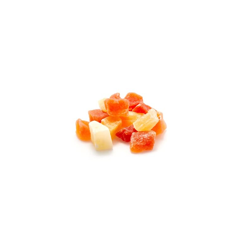 Yupik Dried Papaya, Diced, 2.2 lb (35.2 oz), Gluten-Free, Vegan,