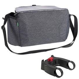 VAUDE eBox Handlebar Bag, Bicycle Bag, Shoulder Bag, with KlickFix Holder, Melange