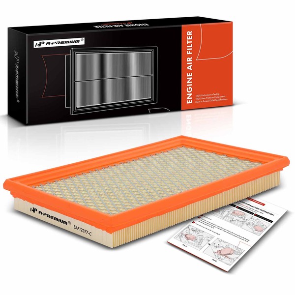 A-Premium Engine Air Filter Compatible with Infiniti, Nissan, Saab &