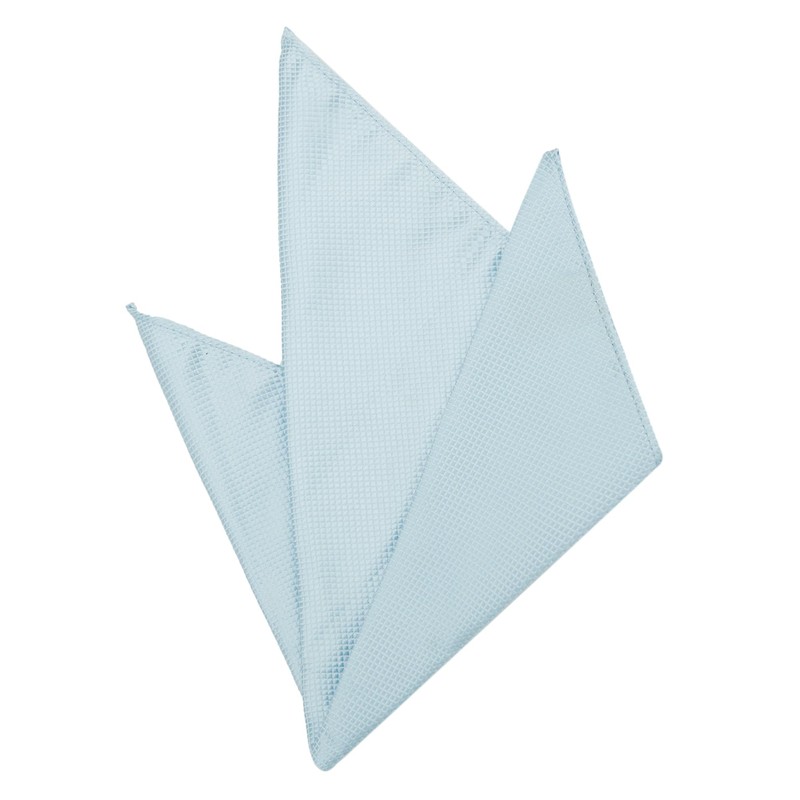 Jacob Alexander Pañuelo cuadrado de bolsillo de tejido sutil, Azul