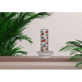 Handmade Cherry Inflated 20 oz Skinny Tumbler Perfect for both hot and cold beverages