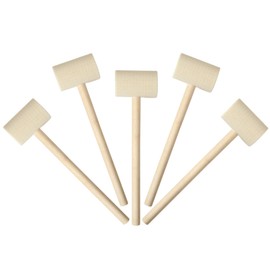 36 Pcs Mini Wooden Hammer Creative Pounding Educational Mallet for Boys and Girls