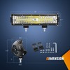 Nilight LED Light Bar Set, 12 Inch 300W Triple Row