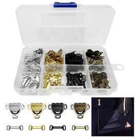 48 Sets Hook & Eye Fasteners Hook & Eye Fasteners Sewing Pants Clothes Skirts Dress Tunics Bra Fasteners Sewing Crafts