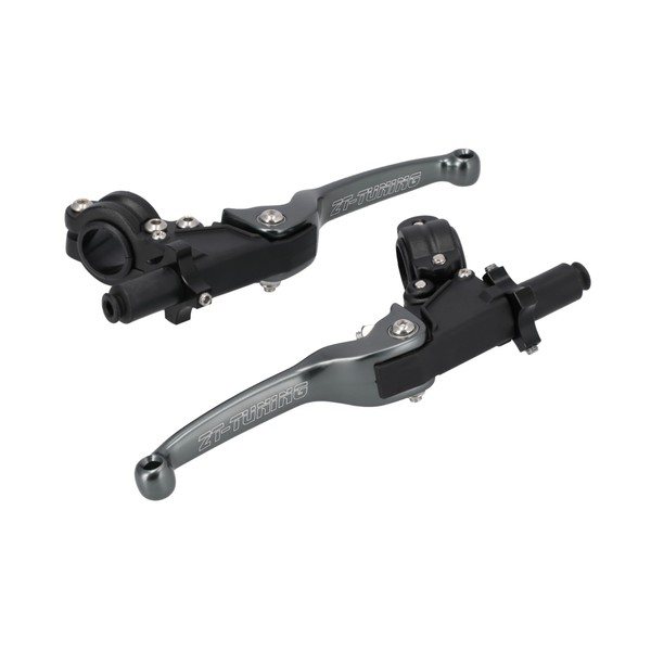 Set: ZT-Tuning Brems- und Kupplungsarmatur mit Klapphebel Racing Titan