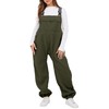 SeekMe Womens Fleece Overalls 2024 Warm Winter Casual Loose Jumpsuits