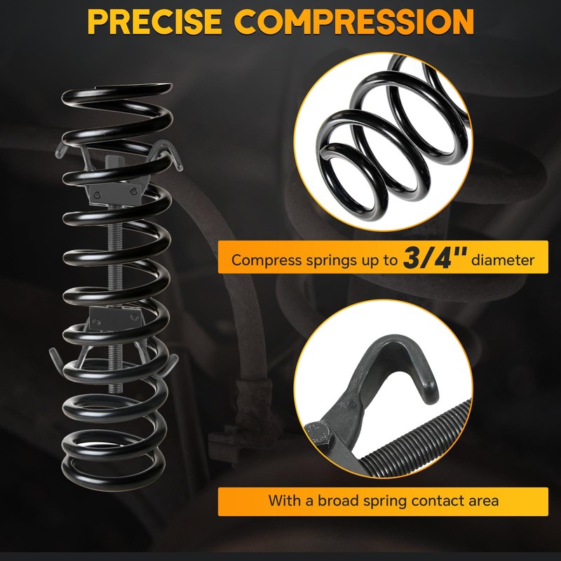 weyleity Coil Spring Compressor Tool Kit | Vehicle Strut &