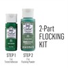 FolkArt Velvet Crush 2 Part Flocking Kit, Green