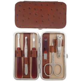 Tenartis 6-Piece Manicure Case Made of Genuine Leather