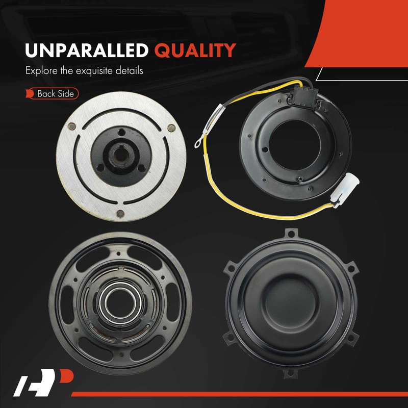 A-Premium Air Conditioner AC Compressor Clutch Kit Compatible with Volvo
