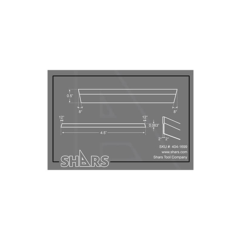 Shars 1/16 x 1/2 x 4-1/2" M42 8% Cobalt P1