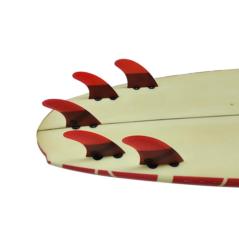 UPSURF Surfboard Fin Double Tabs K2.1 Size 5 Fins 5-Piece