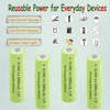 Teneyuuo 6 Packs AA 2000mAh NI-MH Rechargeable Batteries, 1.2V Pre-Charged