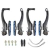 Chooee Bicycle V Brake, Aluminium V-Brake Brake Set, Black/Blue