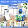Kids Instant Print Camera with App & Bluetooth, Mini Printer