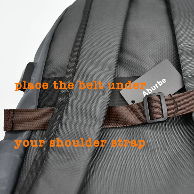 Backpack Chest Strap, Universal Add on Adjustable Sternum Strap, School