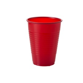Exquisite 50 Count - Red 12 Oz Plastic Cups Disposable Party Cups - Red Plastic Tumblers For All Occasions With 50 Red Disposable Plastic Cups Per Pack
