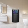 KINGSUSLAY XL Hanging Laundry Hamper, 2PC-Black, Over Door/Wall Mount, Large