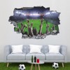 ANHUIB Large 3D Football Wall Stickers,Football Stickers for Bedrooms for