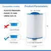 AmiBron PMAX50 Spa Filter, Compatible with PMAX50P4, PAS35P, FC-0300, 5CH-35,