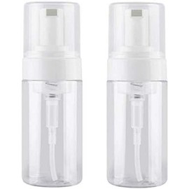 2 Pieces Clear Foamer Liquid Soap Pump Bottle Travel Foaming Soap Dispenser (Style 1, 14.2 * 4.7CM)