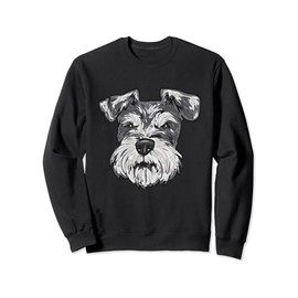 Mini Schnauzer Face Miniature Schnauzer Sweatshirt