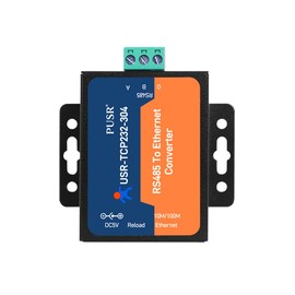 PUSR TCP232-304 RS485 to TCP/IP Converter Serial Device Server Support Modbus Gateway Built-in Webpage RS485 to Ethernet Converter