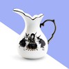 Potter's Studio Witches Brew Pitcher, 4 Black Cat Tea Cup