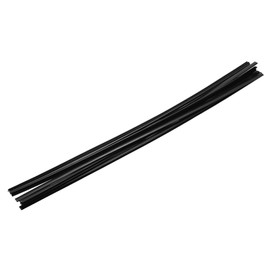 MECCANIXITY 5 Pcs Black Plastic Welding Rods 9.5mm x 500mm HDPE Flat Ribbon Plastic Welding Strip for Repairing Water Tanks Forklift Pallets Trash Cans Transfer Troughs(0.4inch x 20inch)