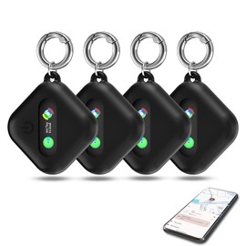 Bluetooth Tracker for i0S or Android - Key Finder/Backpack Tracking Tag/Item Locator/Luggage Smart Tag/Pet Tracker, Compatible with Apple Find My or Google Find Hub,IP67 Waterproof(4Pack)