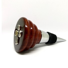 Celtic Cross Wine Stopper Exotic Rosewood Custom Cross Bottle Stopper – Cigar Cutters by Jim