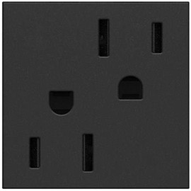 Legrand adorne 15A Tamper-Resistant Outlet (Graphite Finish), ARTR152G4