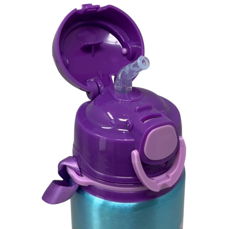 Gabby's Dollhouse 730ml Aluminium Water Bottle with Straw Automatic Pop