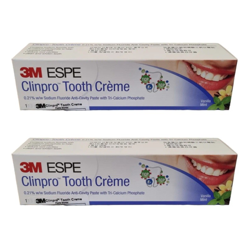 Kit De 2 Pastas Dentales Clinpro 3m Espe