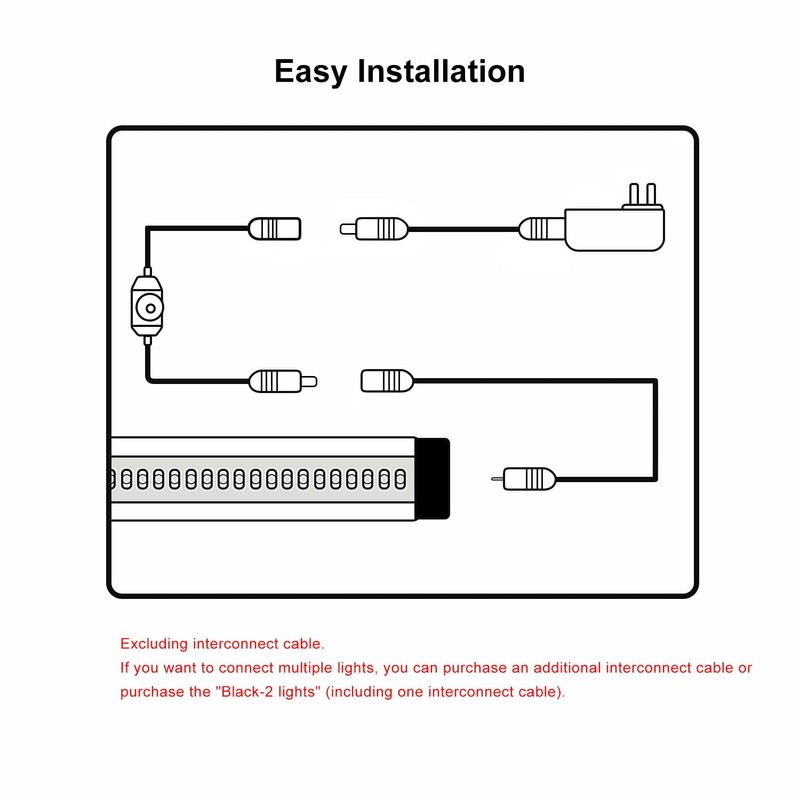 13 inch LED Under Cabinet Lighting, 12V 5W Ultra Thin