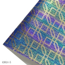 30cmx135cm Roll Bronzing Colored Gradient Faux Leather Leatherette Fabric Synthetic Leather for Diy Making Bag Shoes CraftsColor: XHT-43814-5