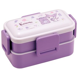 Skater PFLW4AG-A Sanrio Bento Box, Chromi, Flower Wreath, 20.3 fl oz (600 ml), Antibacterial, Fluffy, Domed Lid, 2-Tier, For Women, Made in Japan