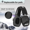 PROHEAR 030BT Electronic Safety Earmuffs for Shooting, Adult Ear Defenders