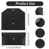 Piriuuo PU Leather Cash Envelope Wallet - Reusable Money Wallet