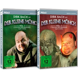 Der kleine Mönch - Krimi + Komödie - Die komplette 15-teilige deutsche Kult-Serie mit Dirck Bach auf 4 DVDs - Gesamtedition (Pidax Serien-Klassiker)