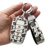 EnerCharge for Toyota Key Fob Cover with Keychain,Premium Soft TPU