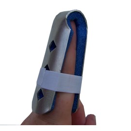 Alpha Medical Fold Over Finger Splint/Finger Cot/Jammed Finger Brace (12 Pack 3.5")