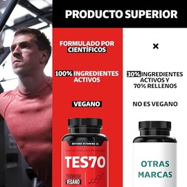 TESTO | HOMBRES | Precursor con 10 ingredientes | Maca negra, Fenogreco, Creatina, Arginina, Cúrcuma, Zinc y más | Suplemento formulado sin rellenos |