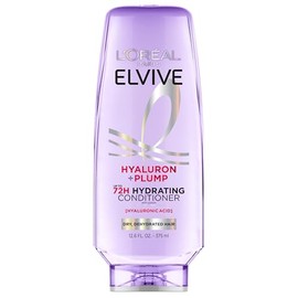 L'Oreal Paris Elvive Hyaluron Plump - Acondicionador hidratante para cabello deshidratado y seco infundido con complejo de cuidado de ácido hialurónic